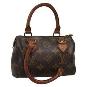 LOUIS VUITTON Monogram Mini Speedy Hand Bag M41534